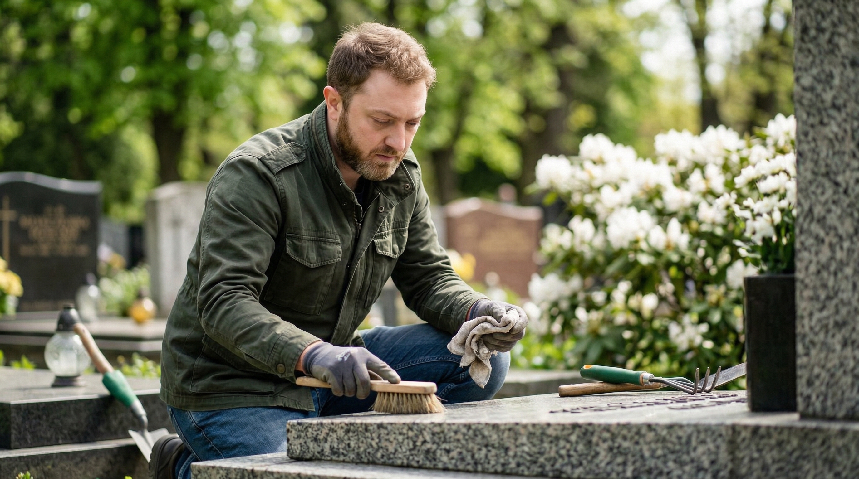 Комаров — уход за захоронениями